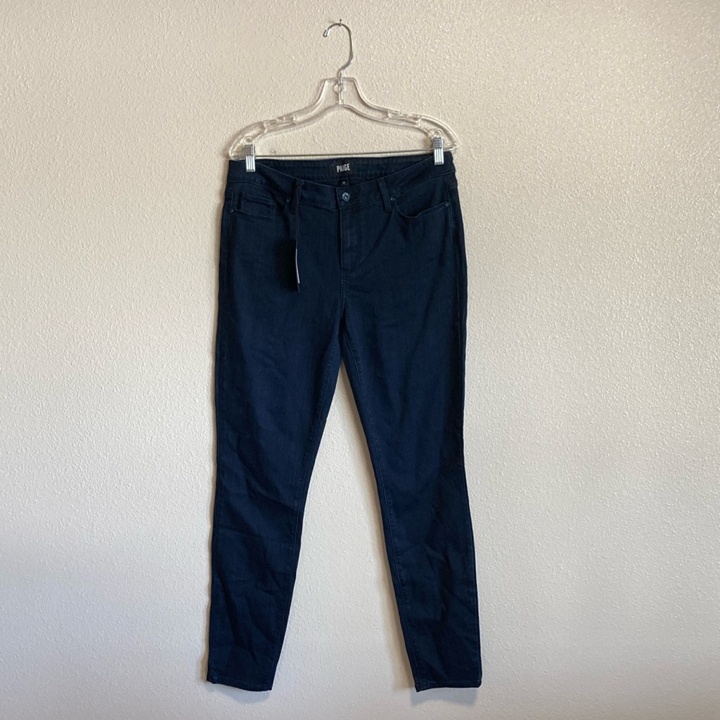 Paige Verdugo Mid-Rise Ultra-Skinny Jeans (Size 32)